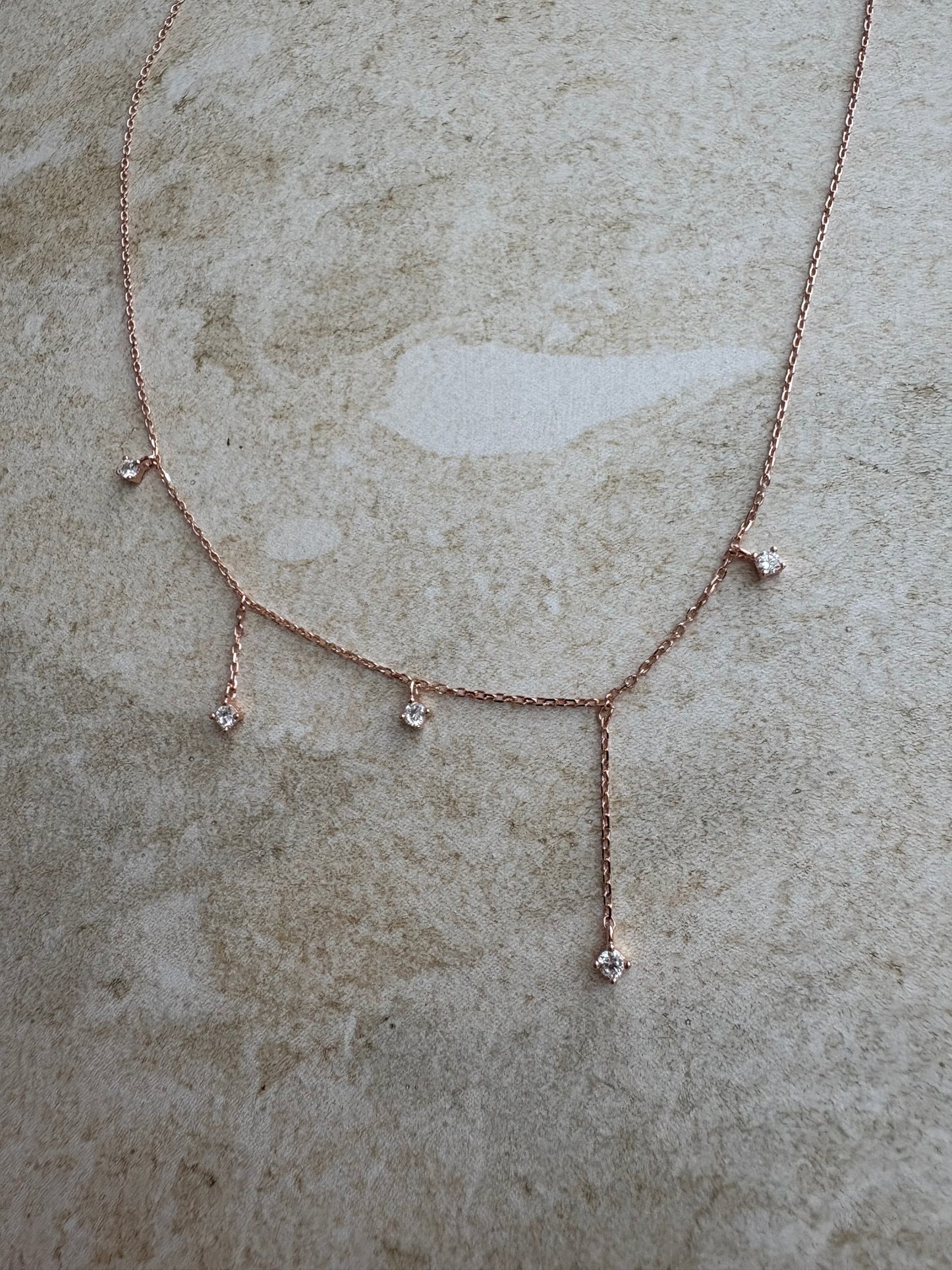 The Athena Necklace - Rose Gold