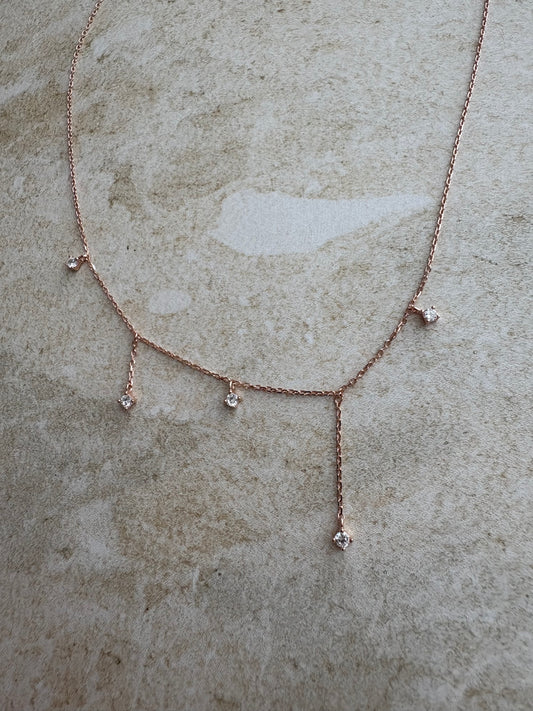 The Athena Necklace - Rose Gold